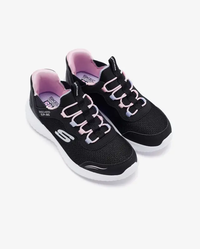 Skechers Skechers Slip-İns:Bounder-Simple Cute Siyah Çocuk Günlük Ayakkabı - 6