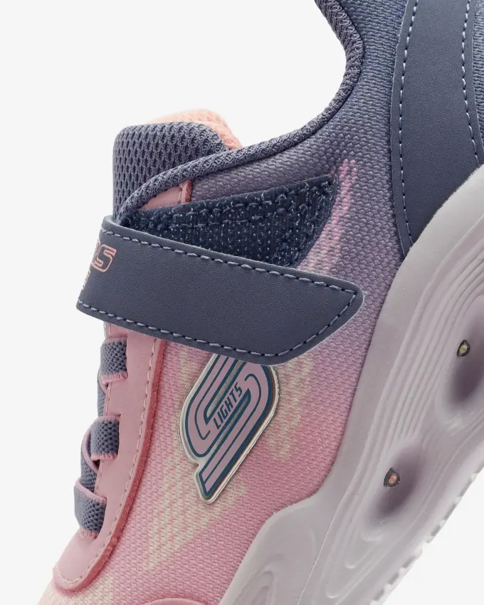 Skechers Skechers Sola Glow-Ombre Deluxe Gri Çocuk Günlük Ayakkabı - 8