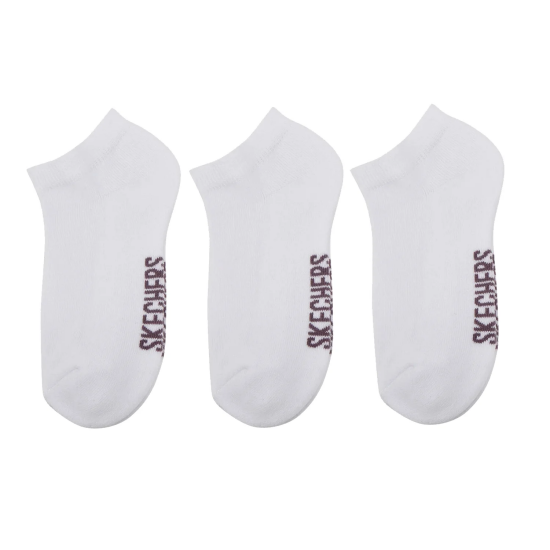 Skechers Socks U 3 Pack Padded Low Cut Sock BEYAZ Unisex Çorap - 1