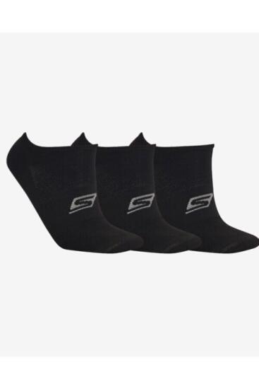 Skechers Socks U 3 Pack Sneaker Cut Sock SİYAH Erkek Çorap - 1