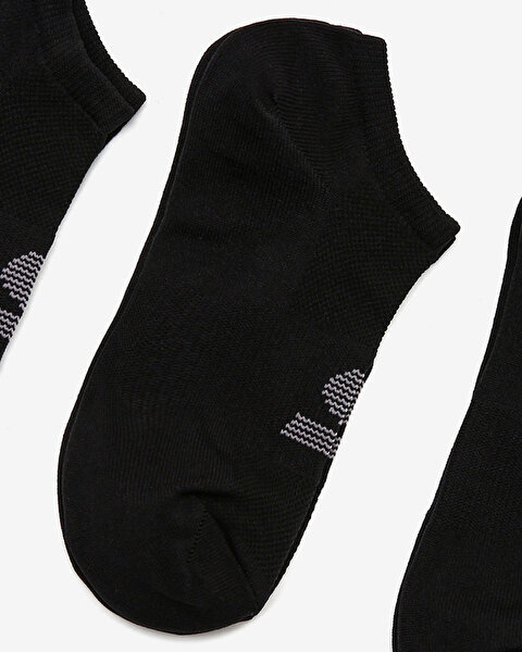 Skechers Socks U 3 Pack Sneaker Cut Sock SİYAH Erkek Çorap S192263-972 - Skechers (1)