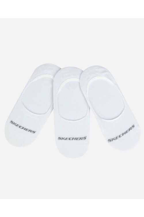 Skechers Socks U No Show Sock BEYAZ Kadın Çorap S192134-100 - Skechers