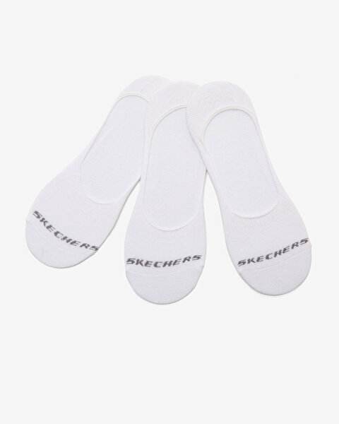 Skechers Socks U No Show Sock BEYAZ Kadın Çorap S192134-100 - Skechers