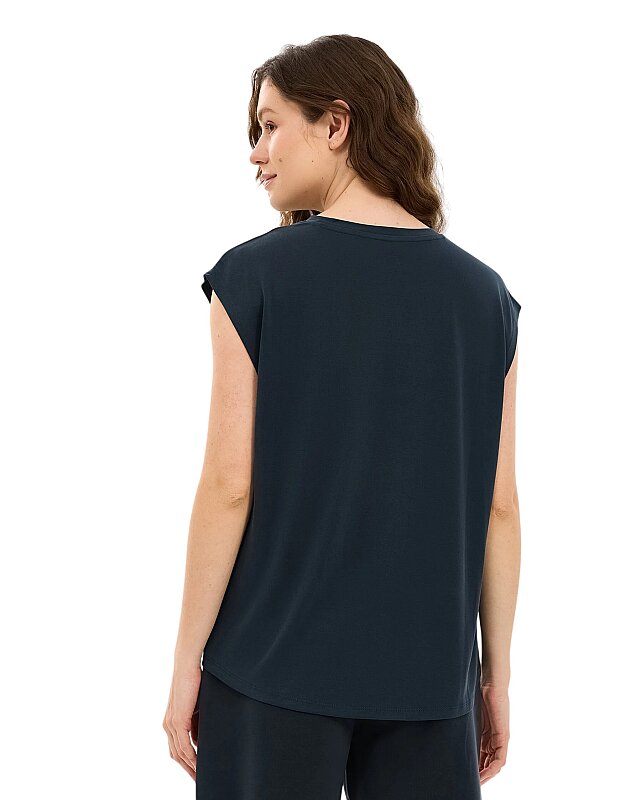 Skechers Soft Touch Loose Fit Siyah Kadın Tshirt - 3