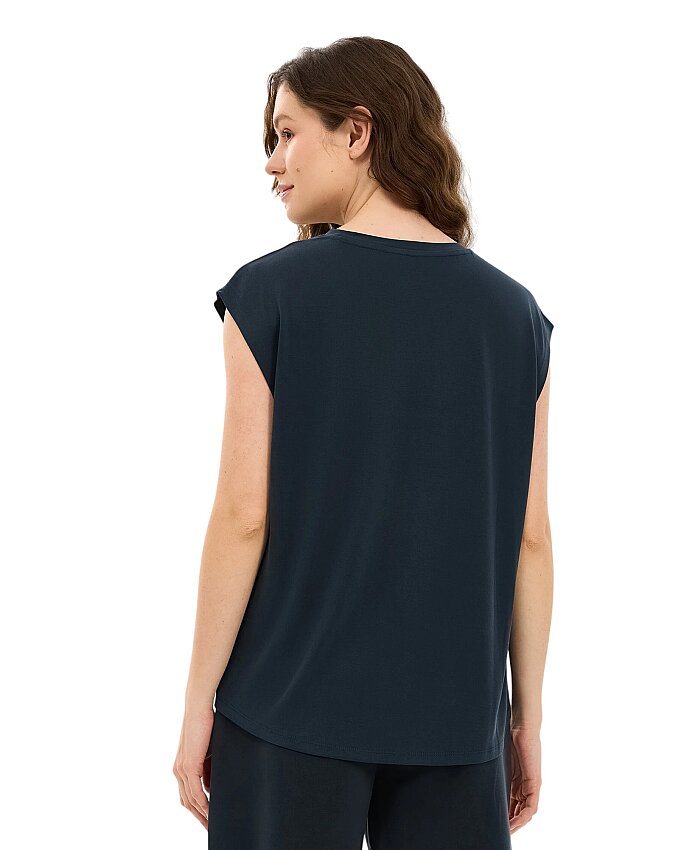 Skechers Soft Touch Loose Fit Siyah Kadın Tshirt - 3