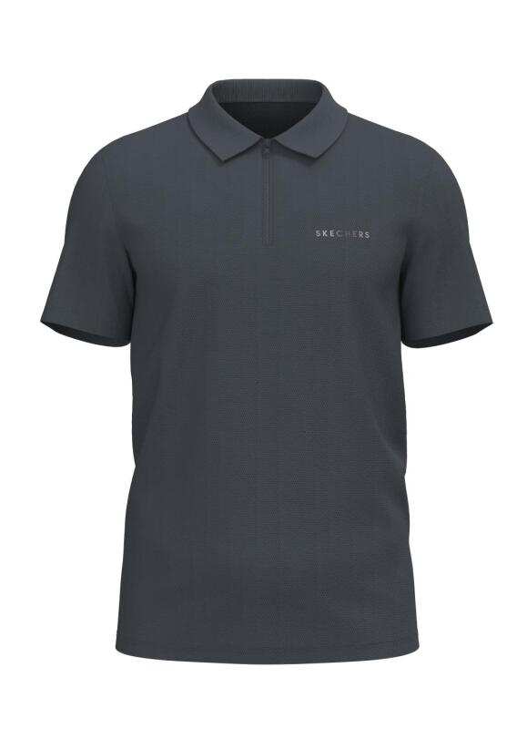 Skechers Soft Touch Pique Gri Erkek Polo Tshirt - Skechers