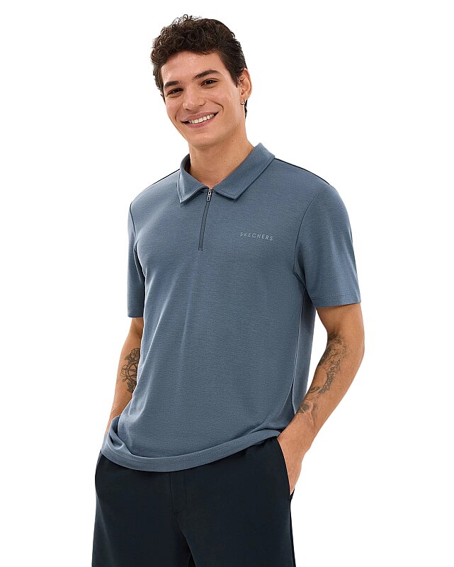 Skechers Soft Touch Pique Gri Erkek Polo Tshirt - 2