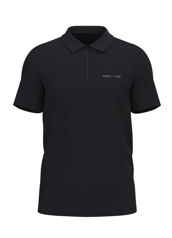 Skechers Soft Touch Pique Siyah Erkek Polo Tshirt - Skechers