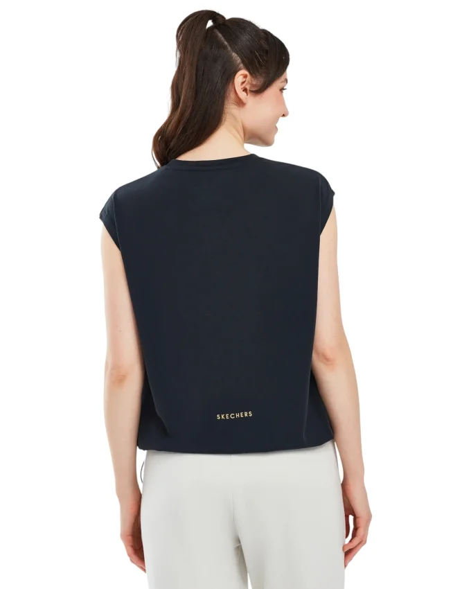 Skechers Soft Touch W Tank T-Shirt SİYAH Kadın Tshirt - 2
