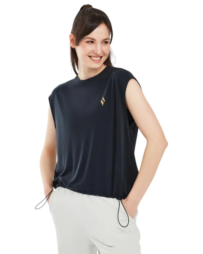 Skechers Soft Touch W Tank T-Shirt SİYAH Kadın Tshirt - 3