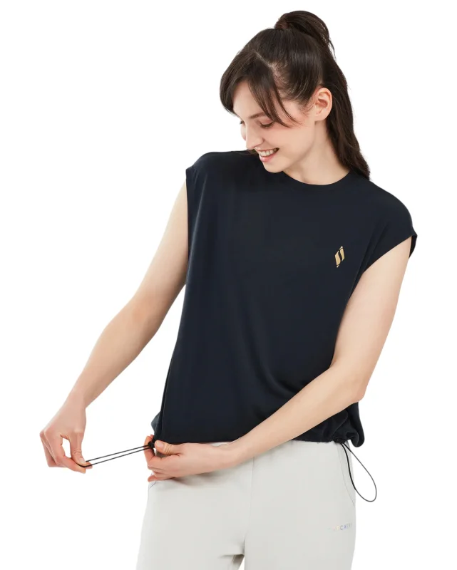Skechers Soft Touch W Tank T-Shirt SİYAH Kadın Tshirt - 4