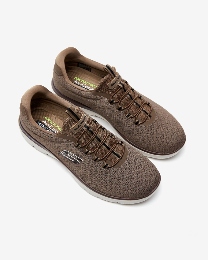 Skechers SUMMITS Haki Erkek Günlük Ayakkabı - 5