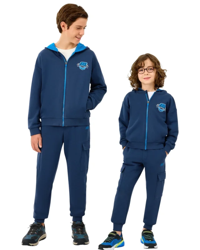 Skechers Sweatpant Lacivert Çocuk Eşofman Altı - 4