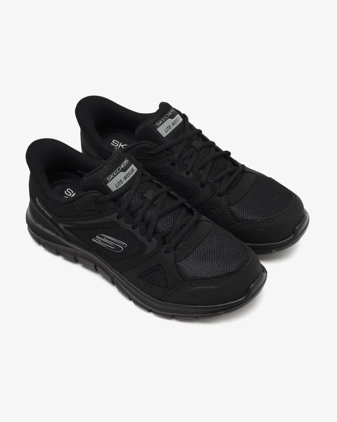 Skechers Track Ezral Siyah Erkek Günlük Ayakkabı - 6