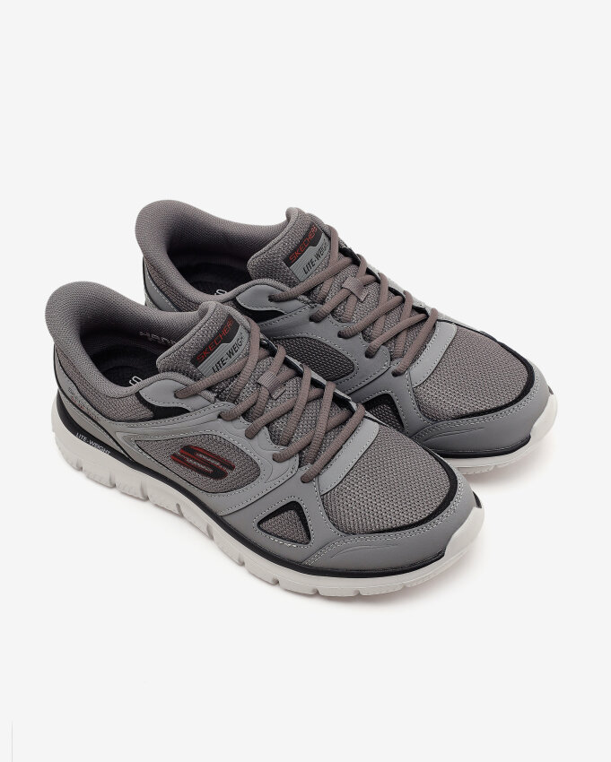 Skechers Track Gri Erkek Günlük Ayakkabı - 5