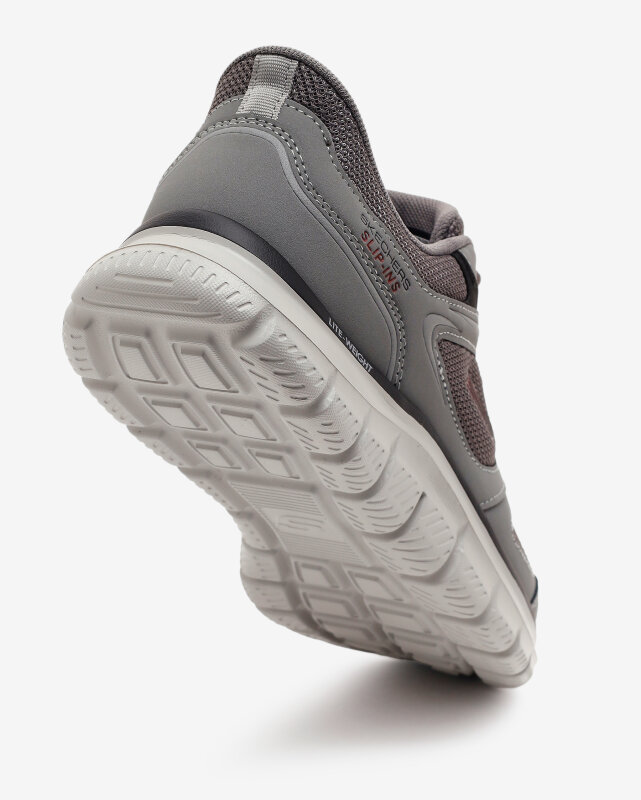 Skechers Track Gri Erkek Günlük Ayakkabı - 7