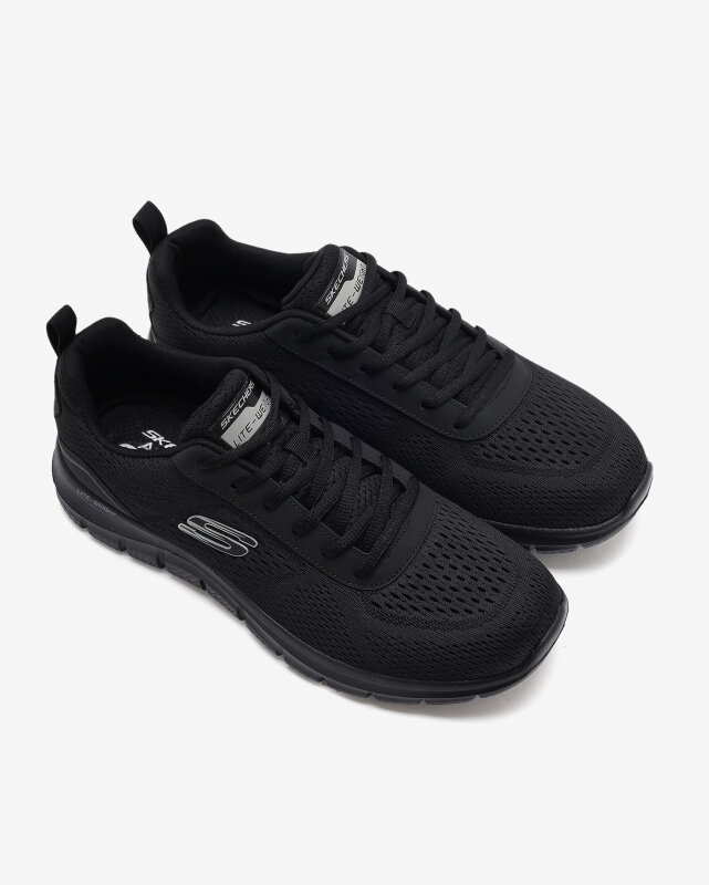 Skechers Track-Leshur Siyah Erkek Günlük Ayakkabı - 6