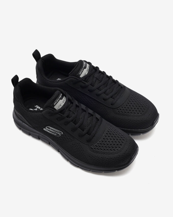 Skechers Track-Leshur Siyah Erkek Günlük Ayakkabı - 6