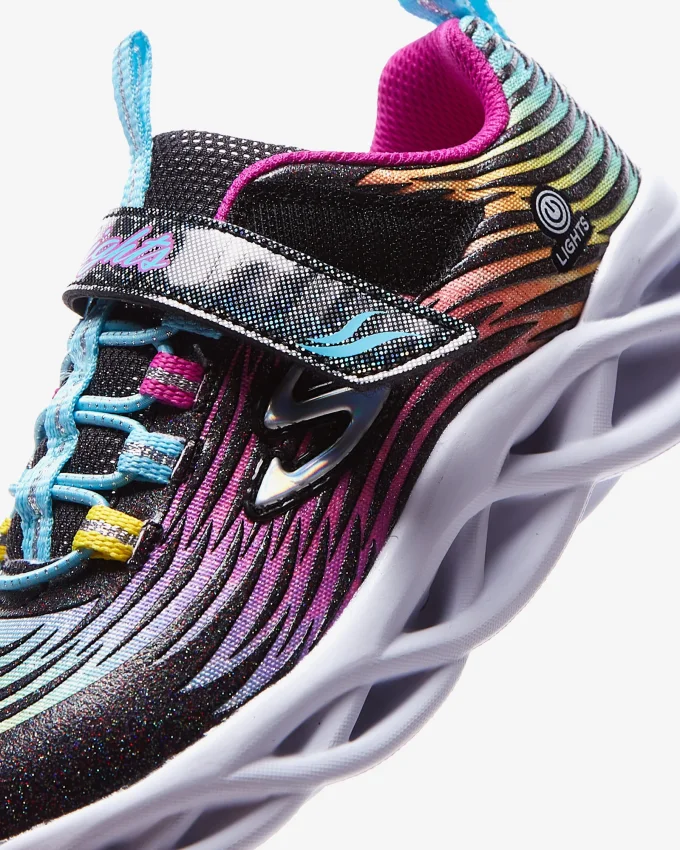 Skechers Twisty Brights-Mystical Bliss Siyah Çocuk Günlük Ayakkabı - 7