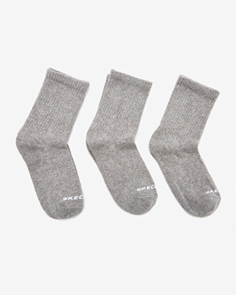 Skechers U 3 Pack Crew Cut Socks Gri Erkek Çorap - Skechers (1)