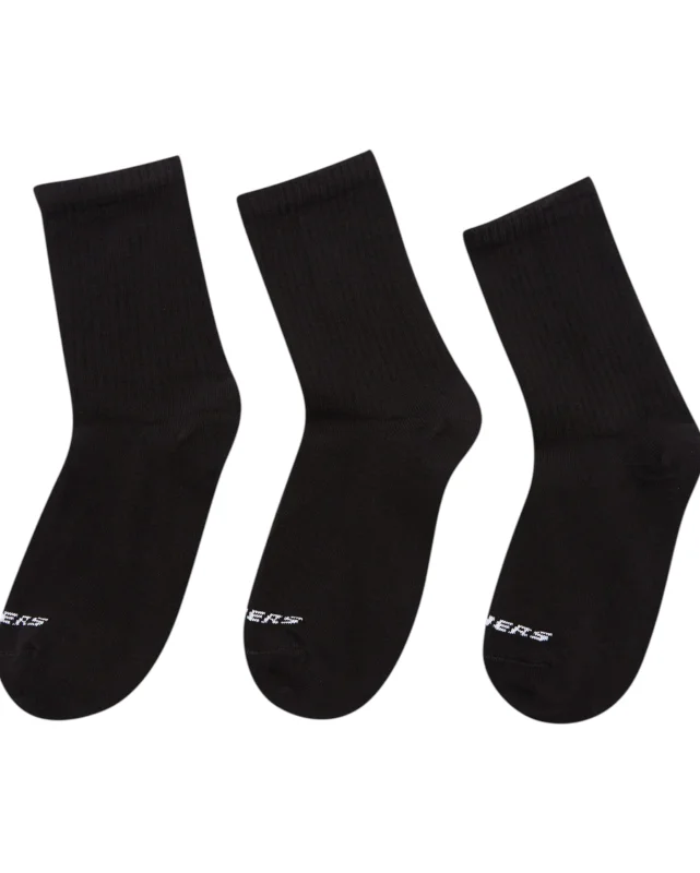 Skechers U 3 Pack Crew Cut Socks SİYAH Erkek Çorap S212283-001 - 3