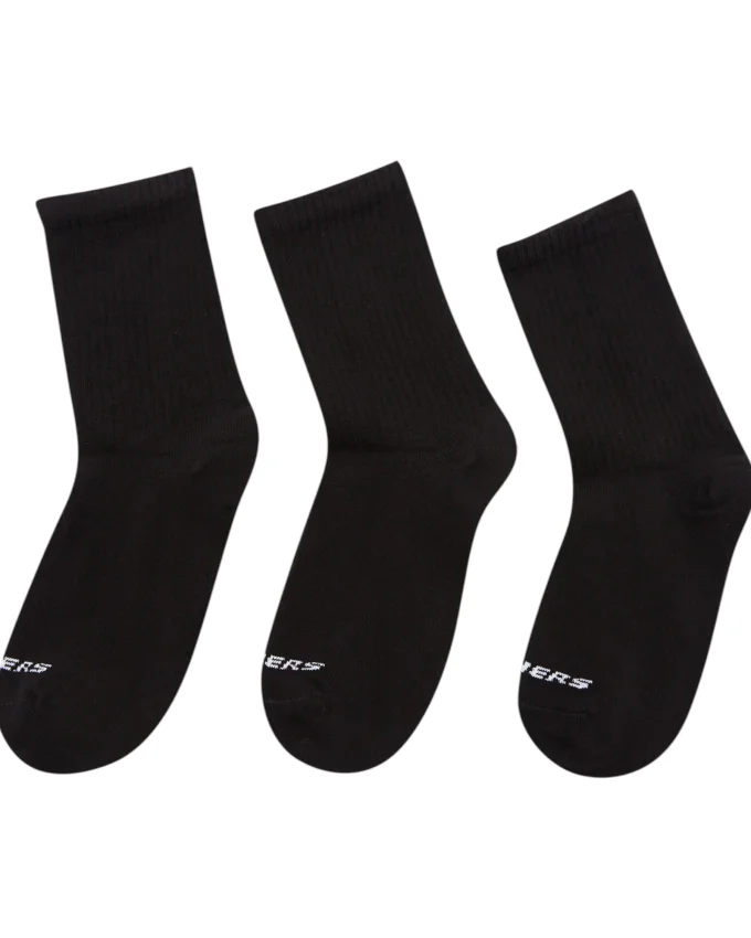 Skechers U 3 Pack Crew Cut Socks SİYAH Erkek Çorap S212283-001 - 3