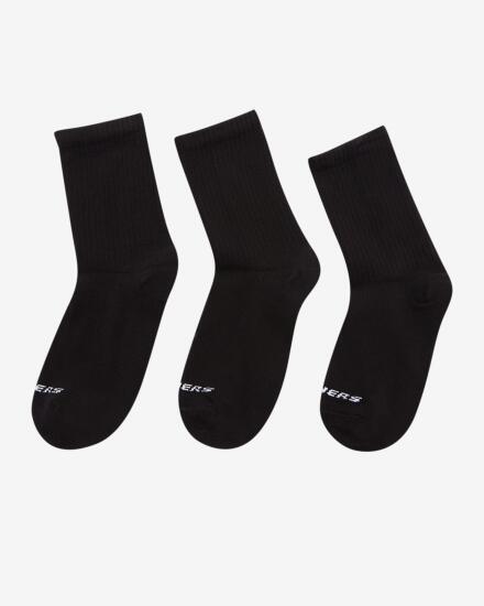 Skechers U 3 Pack Crew Cut Socks SİYAH Erkek Çorap - 2