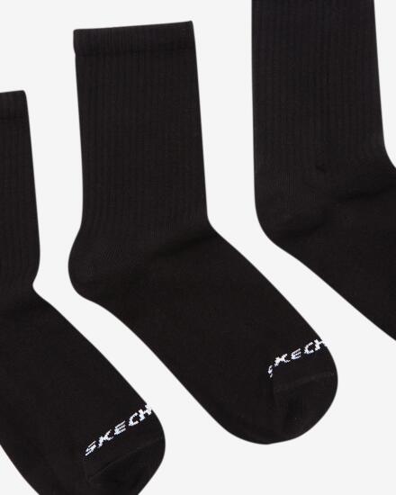 Skechers U 3 Pack Crew Cut Socks SİYAH Erkek Çorap - 3