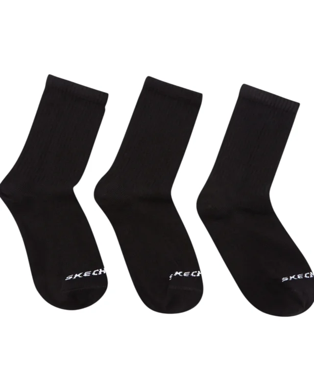 Skechers U 3 Pack Crew Cut Socks SİYAH Erkek Çorap S212283-001 