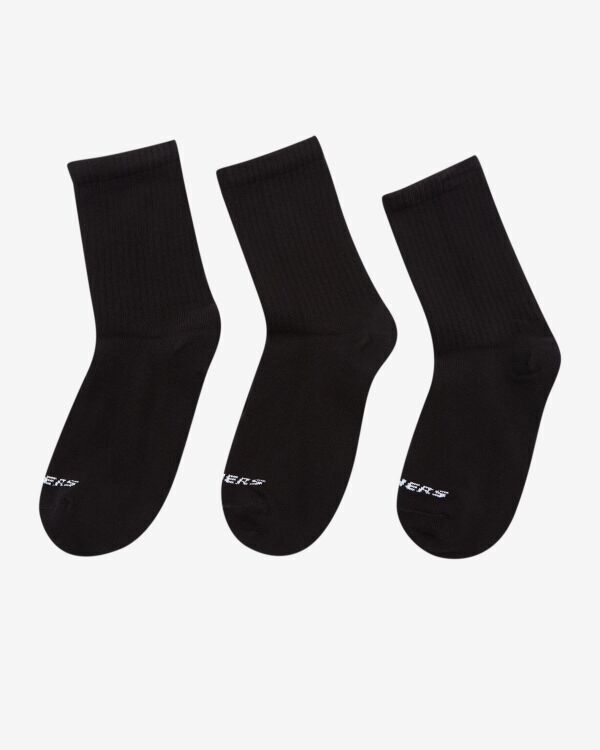 Skechers U 3 Pack Crew Cut Socks SİYAH Erkek Çorap S212283-001 - Skechers (1)