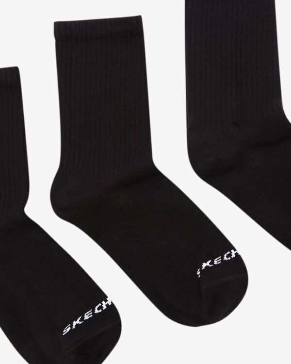 Skechers U 3 Pack Crew Cut Socks SİYAH Erkek Çorap S212283-001 - 3