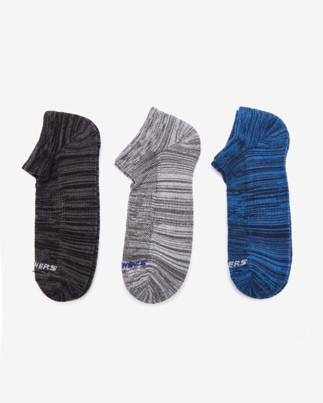 Skechers U 3 Pack No Show Half Terry Socks Renkli Erkek Çorap S212290-900 - 1