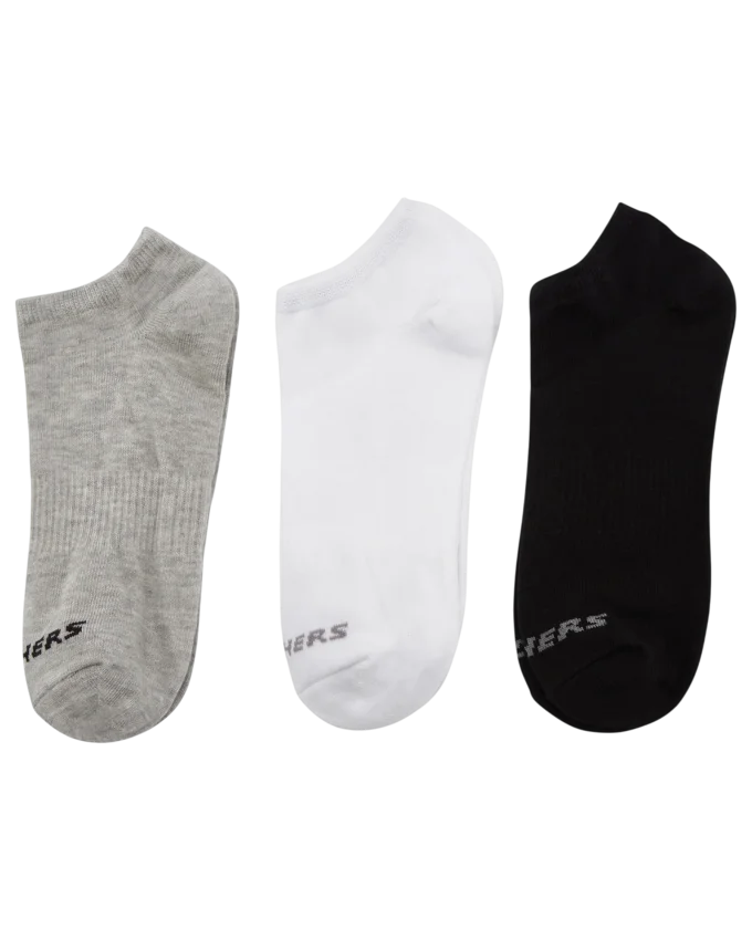 Skechers U 3 Pack No Show Socks Renkli Unisex Çorap - 1