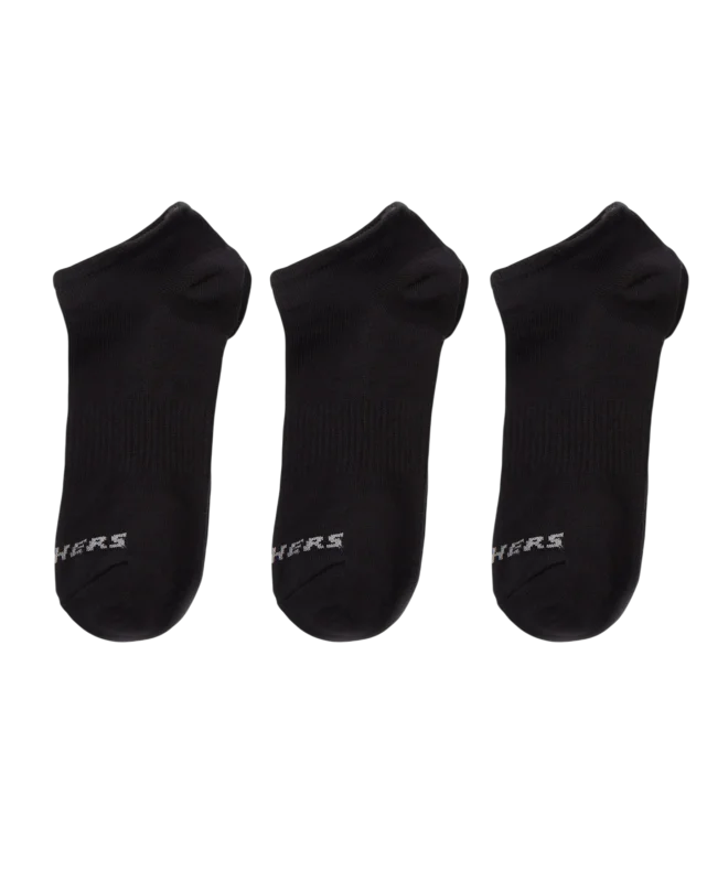 Skechers U 3 Pack No Show Socks SİYAH Unisex Çorap 