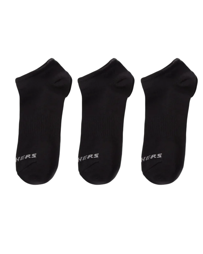 Skechers U 3 Pack No Show Socks SİYAH Unisex Çorap - 1