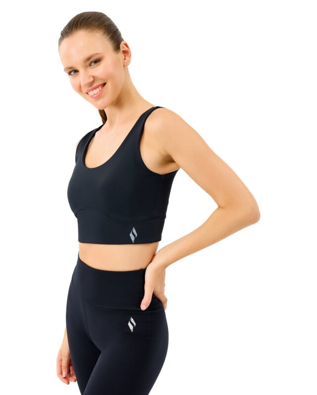 Skechers U Neck Bra Siyah Kadın Bra - Skechers