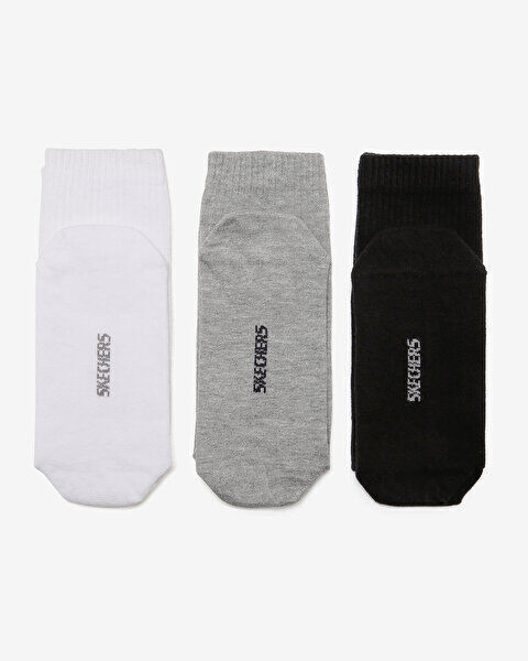 Skechers U SKX NOPAD CREW CUT SOCKS 3 PACK Renkli Unisex Çorap - 1