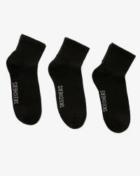 Skechers U SKX NoPad Mid Cut Socks 3 Pack SİYAH Erkek Çorap - 1