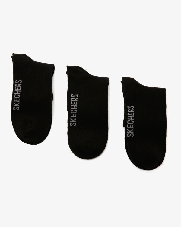 Skechers U SKX NoPad Mid Cut Socks 3 Pack SİYAH Erkek Çorap S192139-001 - 2