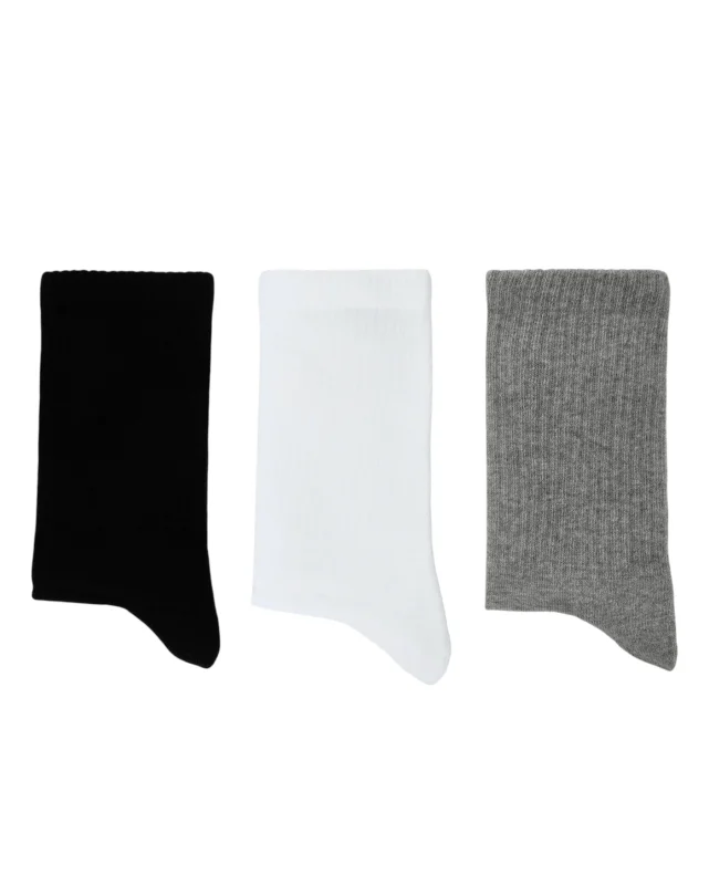 Skechers U SKX PADDED CREW CUT SOCKS 3 PACK Renkli Erkek Çorap - 3