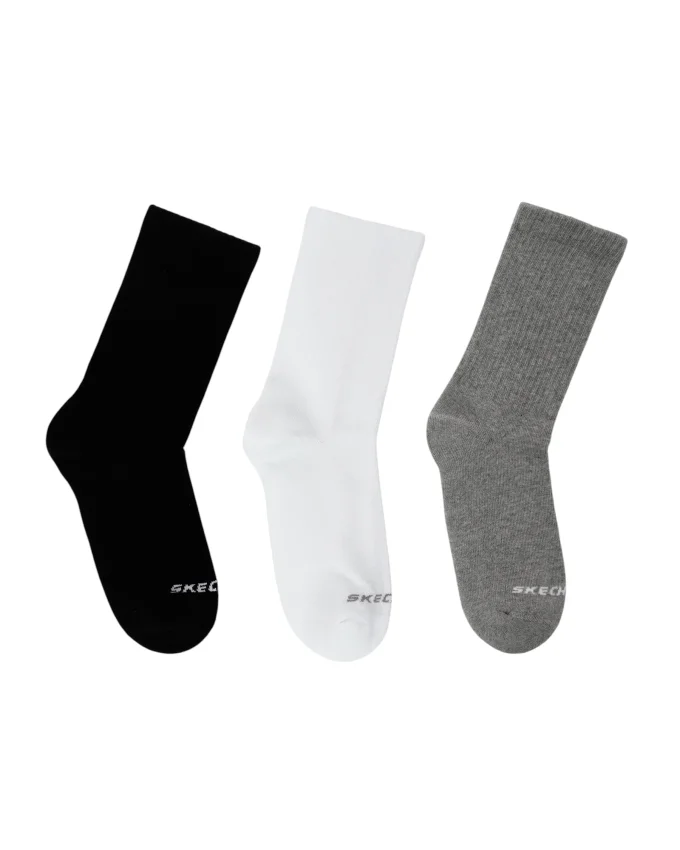 Skechers U SKX PADDED CREW CUT SOCKS 3 PACK Renkli Erkek Çorap - 1