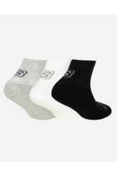 Skechers U SKX PADDED MİD CUT SOCKS 3 PACK Renkli Erkek Çorap - 2