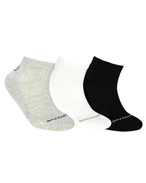 Skechers U SKX PADDED MİD CUT SOCKS 3 PACK Renkli Erkek Çorap - Skechers