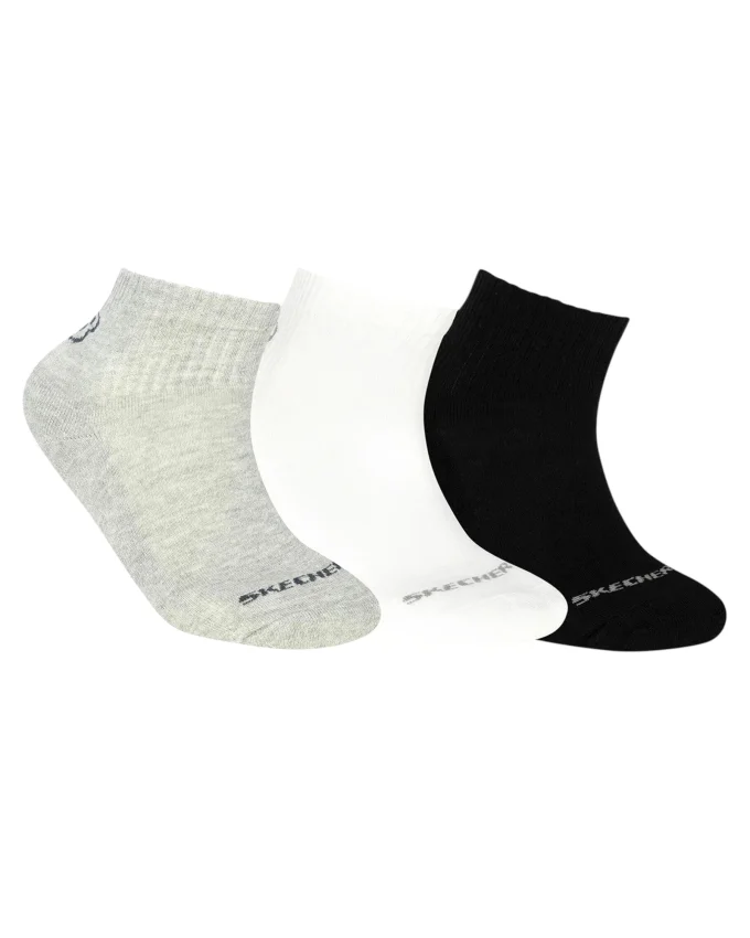 Skechers U SKX PADDED MİD CUT SOCKS 3 PACK Renkli Erkek Çorap - 3