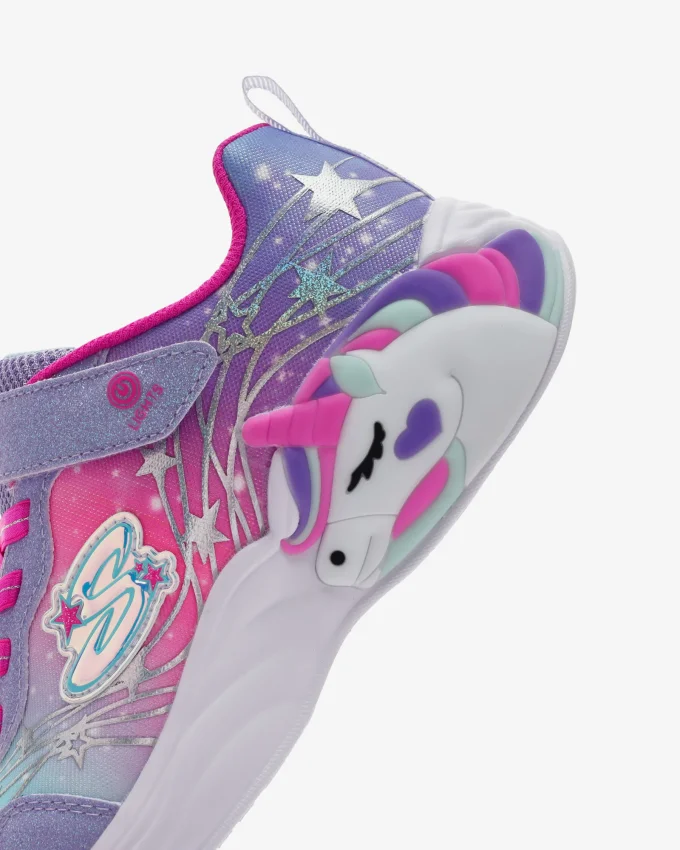 Skechers Unicorn Dreams - Wishful Magic Mor Çocuk Günlük Ayakkabı - 7