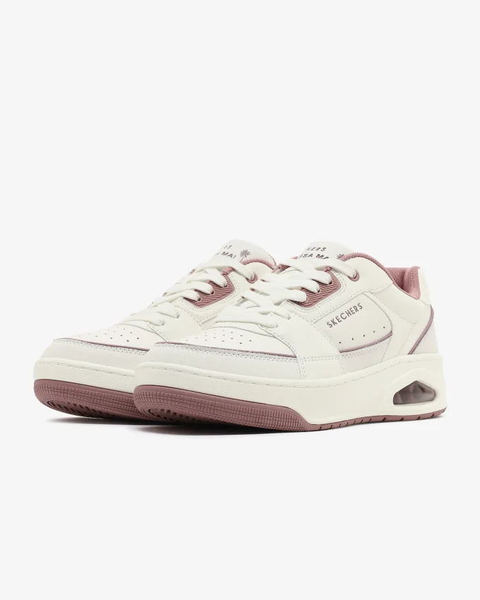 Skechers Uno Court Beyaz Kadın Sneaker Ayakkabı - 5