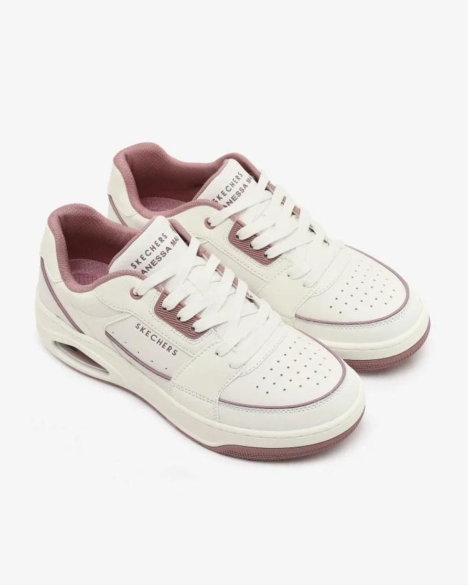 Skechers Uno Court Beyaz Kadın Sneaker Ayakkabı - 4