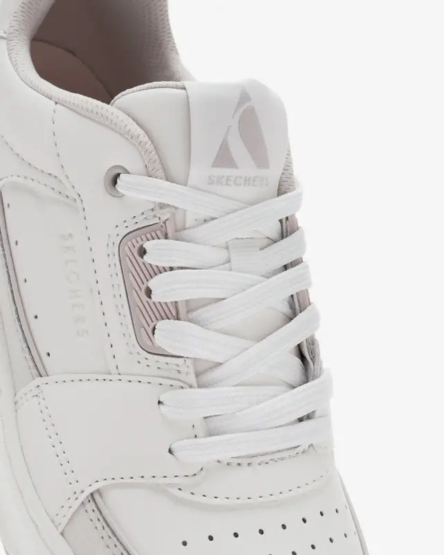 Skechers Uno Court-Courted Style Beyaz Kadın Sneaker Ayakkabı - 9