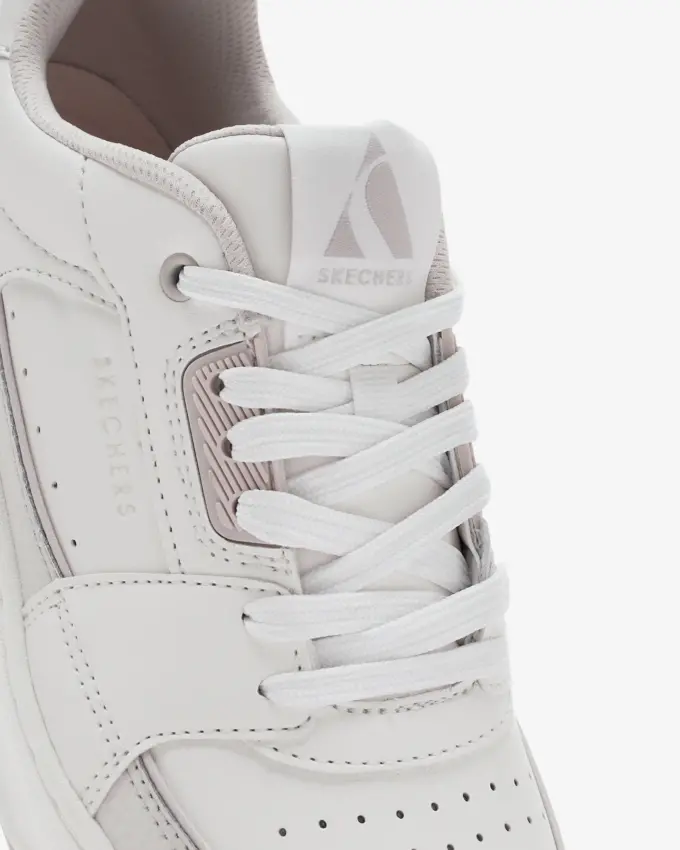 Skechers Uno Court-Courted Style Beyaz Kadın Sneaker Ayakkabı - 9