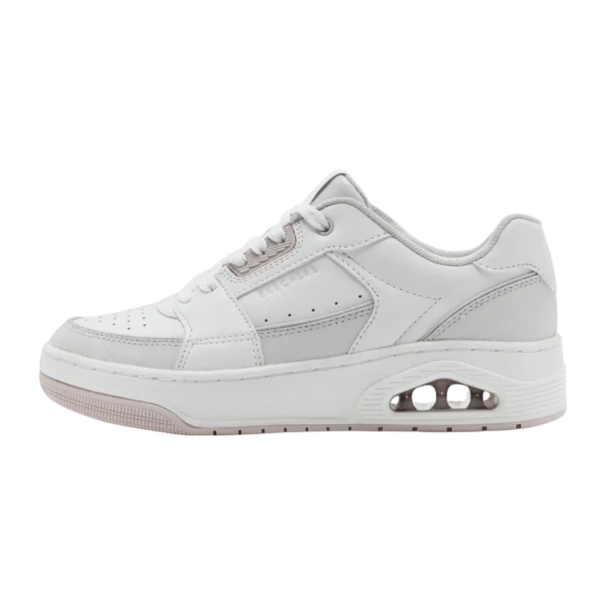 Skechers Uno Court-Courted Style Beyaz Kadın Sneaker Ayakkabı - 1